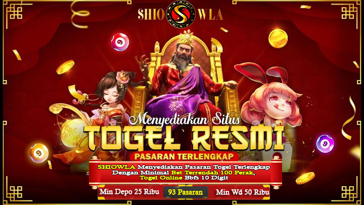 SHIOWLA Bandar Situs Togel Online Pasaran Terlengkap Hadiah Terbesar.